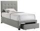 Intercon Kaycee Smoke Youth Twin Storage Panel Bed-0