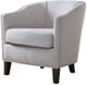 Olliix by Madison Park Cream Fremont Barrel Arm Chair-3