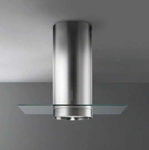 Falmec Polar 14" Scotch Brite Stainless Steel Island Range Hood-1