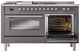 Ilve® Nostalgie II Series 60" Graphite Matte Pro Style Dual Fuel Range-2