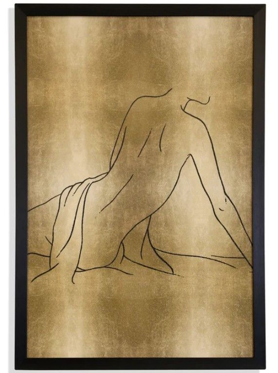 Stylecraft Black/Gold Wall Art-0