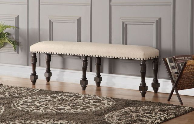 Winners Only® Xcalibur Espresso/Oatmeal Bench-1