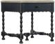 Hooker® Furniture Ciao Bella Flaky White End Table with Black Base-0