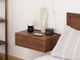 EQ3 Marcel Walnut Single Drawer Floating Nightstand-4