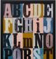 Stylecraft Alphabet Color Textured Framed Print-1