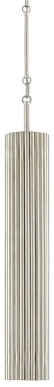 Currey & Company Penfold Contemporary Silver Leaf Pendant Lighting-0