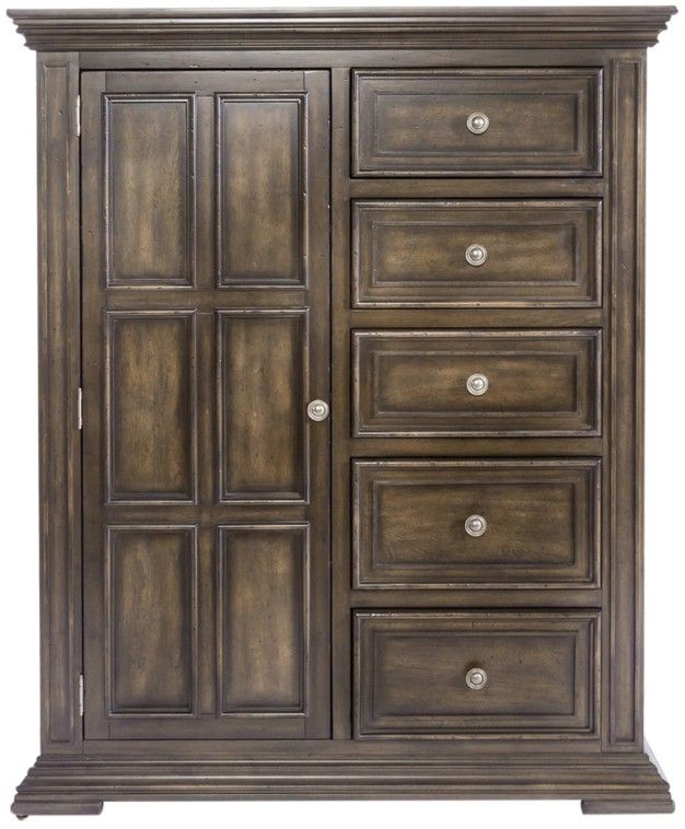 Liberty Furniture Big Valley Brownstone Door Chest-3