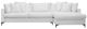 Van Gogh Designs Aveline Madison Cotton Fabric Sectional Sofa-0