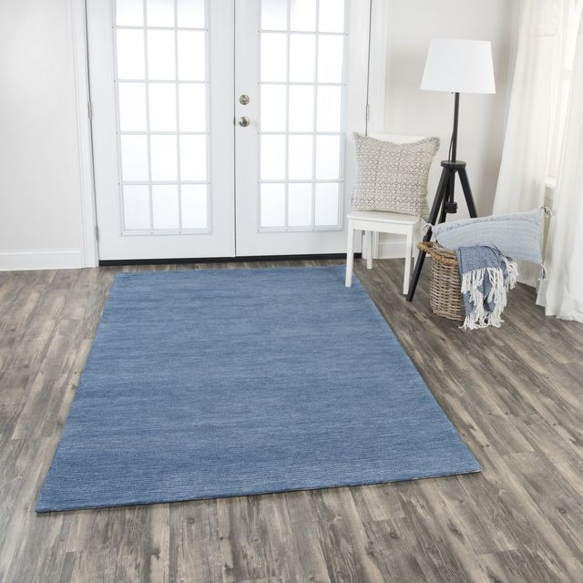 Rizzy Home Fifth Avenue Blue 5' x 8' Rug-2