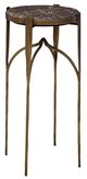 Furniture Classics Johnson Gray Side Table with Brass Base-0