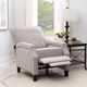 Powell® Portico Coconut Manual Recliner-2
