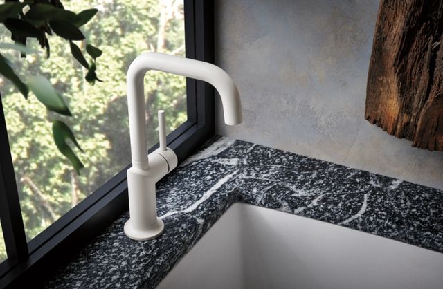 Brizo Jason Wu Matte White Bar Faucet Metal Lever Handle Kit-1