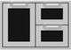 Hestan® AGSDR Series 30” Stealth Outdoor Combo Door/Drawer-0