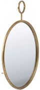 A & B Home Gold Round Accent Mirror-0