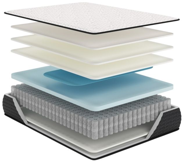 Sierra Sleep® By Ashley® Limited Edition 12" Gel Memory Foam Plush Tight Top King Mattress in a Box-2