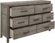 Homelegance® Bainbridge Weathered Gray Dresser-2