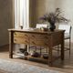 Four Hands Gardendale Tan Small Kitchen Island-1