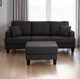 Furniture of America® Cinderford Dark Gray Sofa-2
