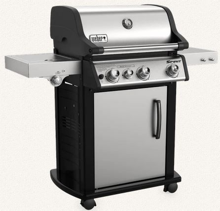 Weber® Spirit SP-335 Series 49.5" Stainless Steel Liquid Petroleum Gas Grill-1
