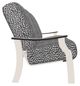 Telescope Casual St. Catherine Agra Classic/Desert Aluminum/Fabric Outdoor MGP Cushion Three-Seat Sofa with Chestnut Rustic Arms-2