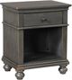 aspenhome® Oxford Peppercorn 1-Drawer Nightstand-0
