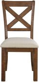 Mazin Furniture Bonner 7-Piece Beige/Brown Dining Set-4