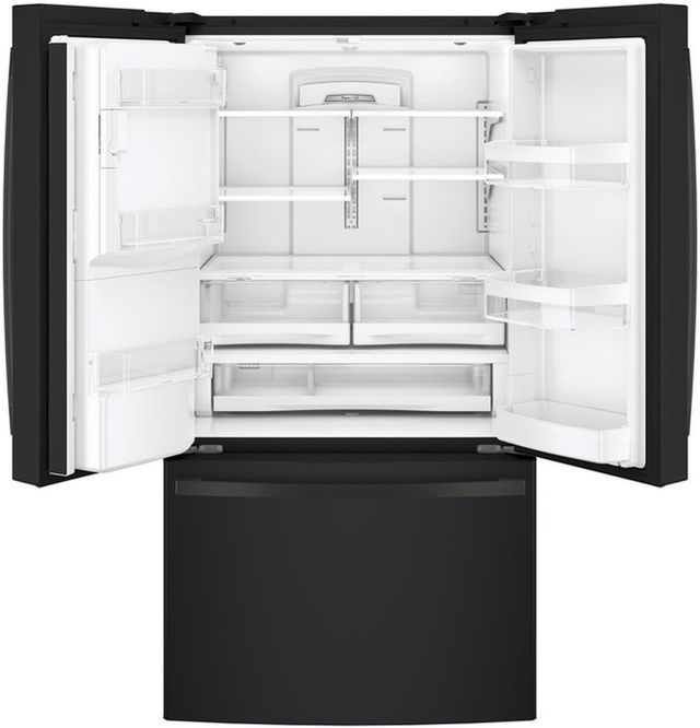 GE® 36" 27.8 Cu. Ft. Black Slate French Door Refrigerator-2