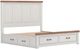Benchcraft® Savonport 4-Piece Brown/White King Panel Storage Bedroom Set-3