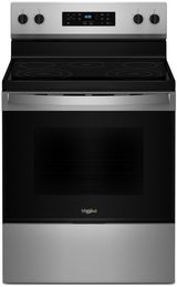 Whirlpool® 30" Stainless Steel Freestanding Electric Range