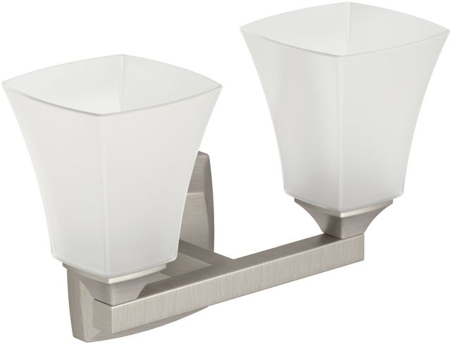Moen® Voss™ Brushed Nickel Two Globe Bath Light-1