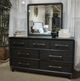 Signature Design by Ashley® Rylandyn Black Dresser and Mirror-1
