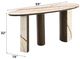 ACME Furniture Haidar Brown/Natural Marble Console Table-2