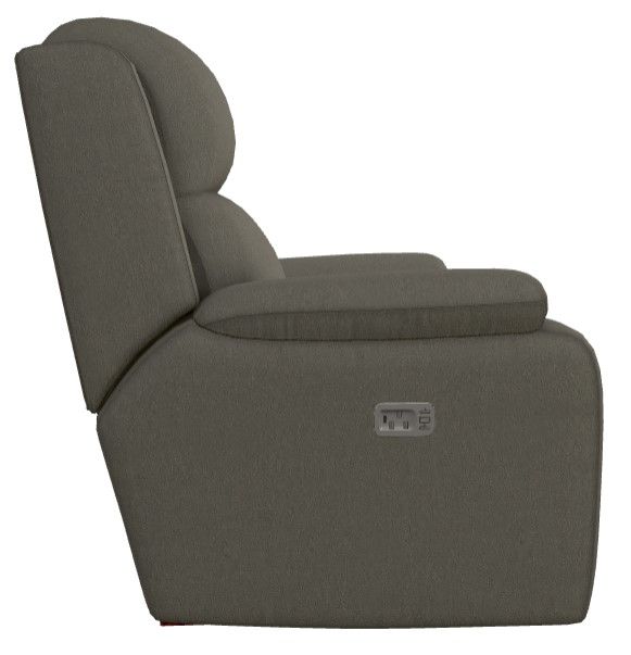 La-Z-Boy® Dorian Smoke Power Rocking Recliner with Headrest-2