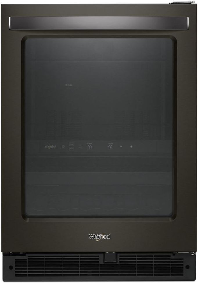 Whirlpool® 5.2 Cu. Ft. Black Stainless Steel Beverage Center