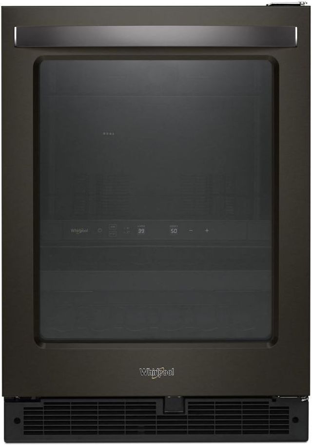 Whirlpool® 5.2 Cu. Ft. Black Stainless Steel Beverage Center-0