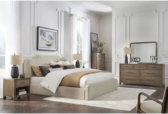 Modus Furniture Pasadena Cottage Cream California King Upholstered Bed-1