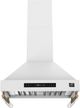 FORNO® Venezia Series Alta Qualita 30" White Wall Mounted Range Hood-0