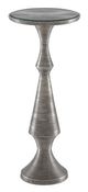 Currey & Company Baines Antique Silver Drinks Table-0