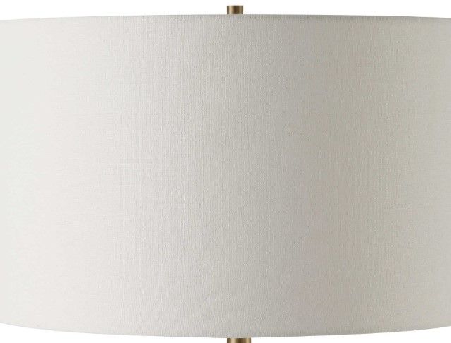 Uttermost® Faro Brushed Antique Brass Table Lamp-4