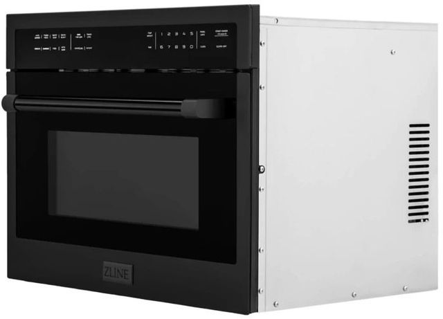 ZLINE 24" 1.55 Cu. Ft. Black Stainless Steel Electric Speed Oven-1
