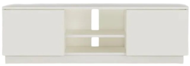 Perdue Woodworks 78,000 Essential  Rockport White TV Media Console-1