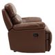 Cheers by Man Wah Pecan Glider Recliner-3