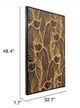 Zuo® Flora Black and Gold Canvas-3