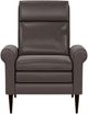 American Leather® Customizable Burke Leather 38" Manual Recliner-1