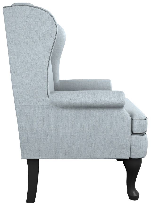 Best® Home Furnishings Customizable Sylvia 35'' Wing Back Chair with Espresso Legs-2