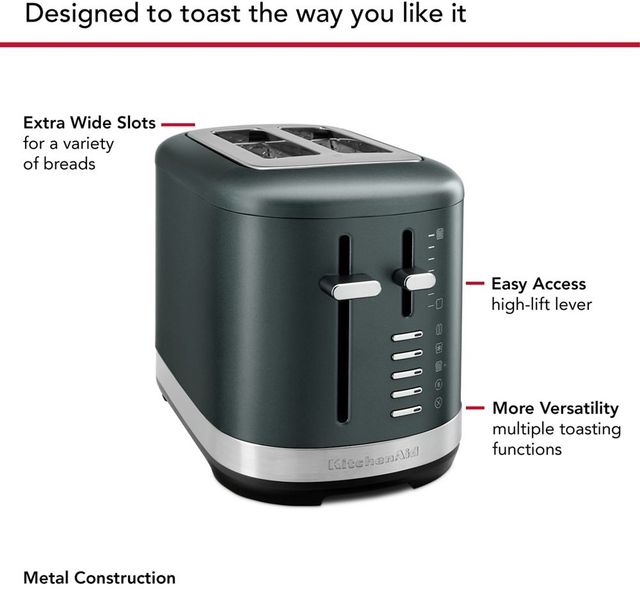 KitchenAid® 2 Slice Juniper Toaster-3