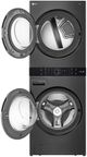 LG Black Steel Gas Laundry Center, 4.5 Cu. Ft. Washer, 7.4 Cu. Ft. Dryer-1