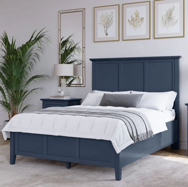 Modus Furniture Grace Blueberry Eastern King Panel Bed-1
