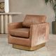 Classic Home Lathe Sedona Brown Swivel Chair-1