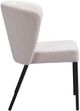 Zuo® Modern Aimee 2-Piece Beige/Black Dining Side Chair Set-3